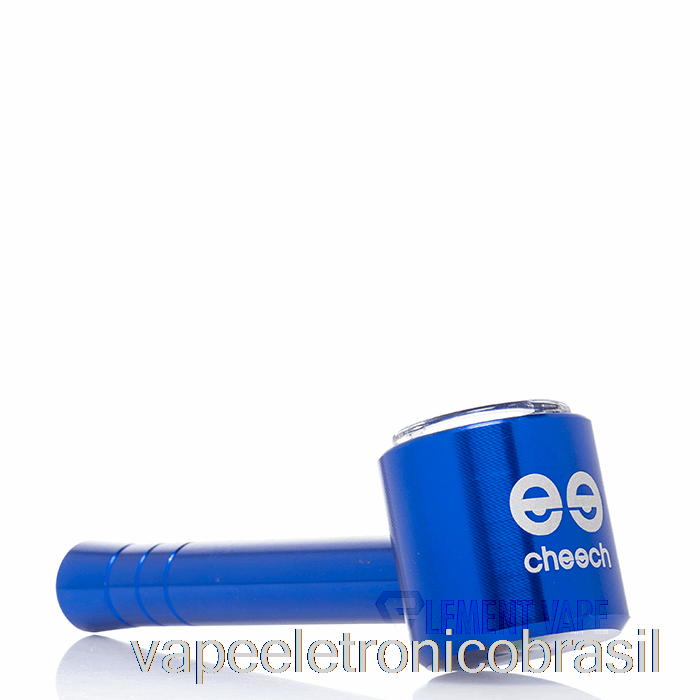 Vape Eletrônico Cheech Metal Revestido Com Tubo De Mão Sherlock Azul